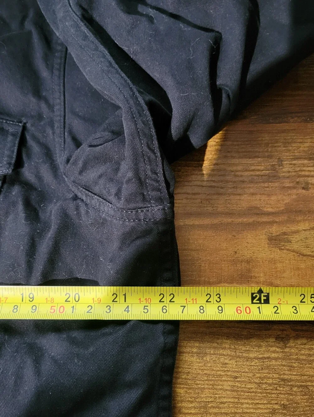 Banana Republic Long Sleeve Utility Shirt Standard Fit Black Men's Medium